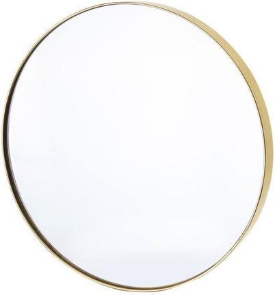 Lustro okrągłe złote dekoracyjne 50,5x50,5x4,5 cm