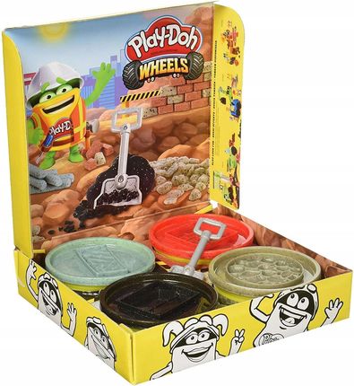 Hasbro Play-Doh Zestaw Budowlany 4 Tuby E6037