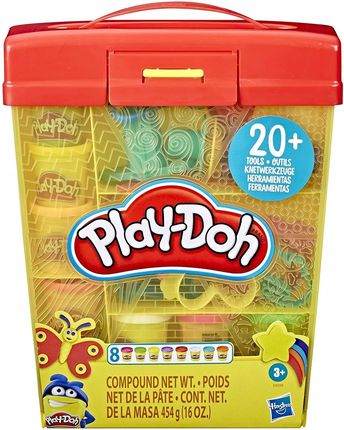 Hasbro Play-Doh Ciastolina Box XL 8x Tuba + 20x Akcesoria E9099