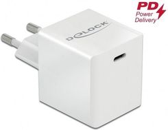 DELOCK 1XUSB C (F) 3A 100-240V 40 W BIAŁA