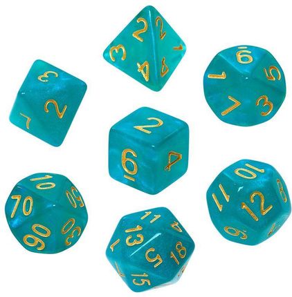 Rebel Komplet kości RPG Kamienie Księżycowe Jaspis