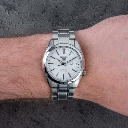 Jubilee Bracelet Snkl41 On Brown Leather Seiko Automatic