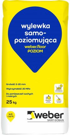 Saint Gobain Construction Polska Zaprawa Samopoziom Weber Floor Poziom 25 Kg