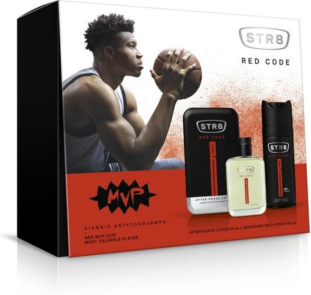 STR 8 Red Code Zestaw prezentowy dezodorant spray 150ml + płyn po goleniu 50ml