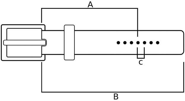 Pasek Nandy Skórzany Elegancki Szyty Polski B30 90 105, B30 Nbsk