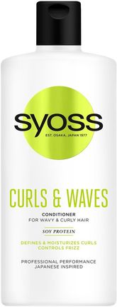 Syoss Curls & Waves Conditioner Odżywka Do Włosów Falowanych i Kręconych 440 ml
