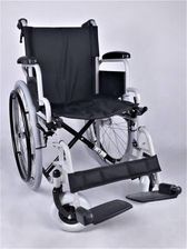 Zdjęcie HERDEGEN WÓZEK INWALIDZKI SKŁADANY Z HAMULCAMI DLA OSOBY PROWADZĄCEJ, STALOWY EAGLE (48 CM) - Halinów