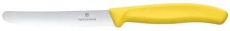 Hendi Victorinox Swiss Classic Nóż Do Pomidorów Zaokrąglony Czubek Ząbkowany 11 Cm Żółty