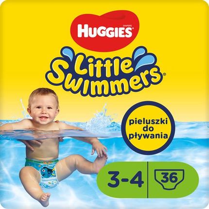 Pieluchy HUGGIES Little Swimmers 3-4 7-15 kg 12 szt. x3