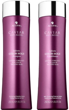 Alterna Caviar Infinite Color Hold Zestaw Do Włosów Farbowanych: Szampon 250ml + Odżywka 250ml
