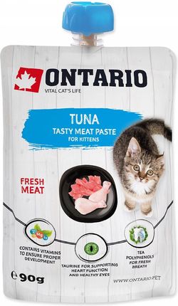 Ontario Salmon Tasty Meat Paste Karma Uzupełniająca Dla Kota Z Łososiem 90 G