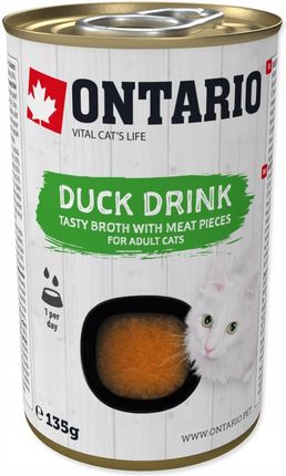 Ontario Duck Drink Karma Uzupełniająca Dla Kota Z Kaczką 135G