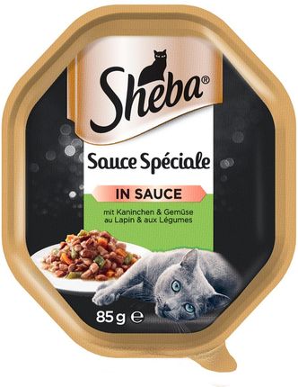 Sheba Sauce Speciale Karma Dla Kota - Z Królikiem, Kaczką I Warzywami W Sosie 85 G