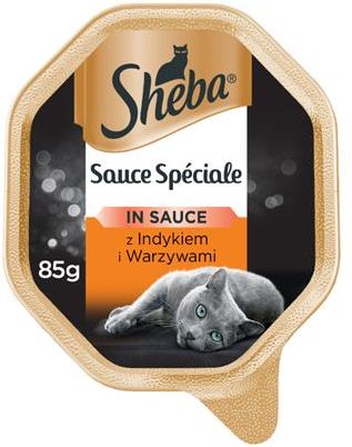 Sheba Sauce Speciale Karma Dla Kota - Z Indykiem I Warzywami W Sosie 85 G