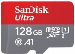 SanDisk 128GB microSDXC Ultra 120MB/s A1 C10 UHS-I U1 (SDSQUA4128GGN6MA) - opinii