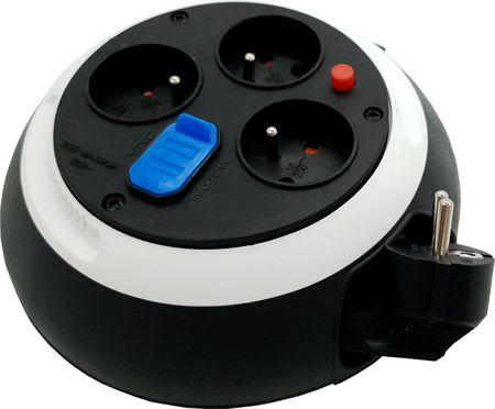 Brennenstuhl Przedłużacz Zwijany 3 Gniazda 3M + Usb (1109224600) - zdjęcie 3