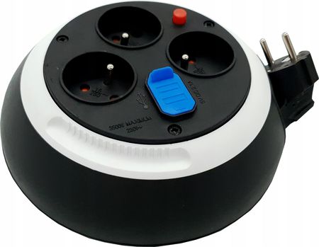 Brennenstuhl Przedłużacz Zwijany 3 Gniazda 3M + Usb (1109224600) - zdjęcie 5