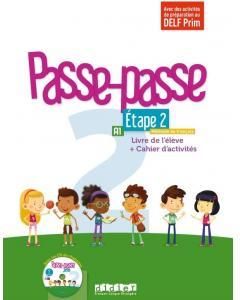 Passe passe 2 A1 Etape 2. Podręcznik + ćwiczenia + CD