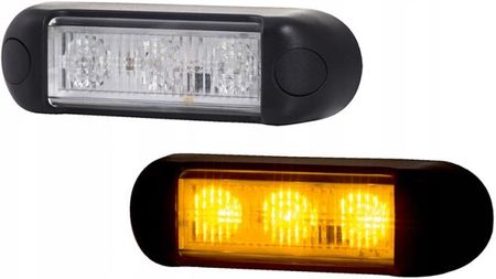 LAMPA OSTRZEGAWCZA BŁYSKOWA MAŁA 3 X LED IP68 PARA LDO 2675