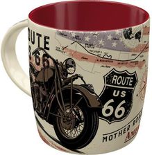 Zdjęcie NOSTALGIC ART KUBEK CERAMICZNYROUTE 66 PREZENT KRAKOW MOTO HIT! - Warka
