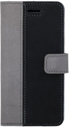 Surazo Wallet Case Nubuk Szary i Czarny do Sony Xperia XZ2 Compact