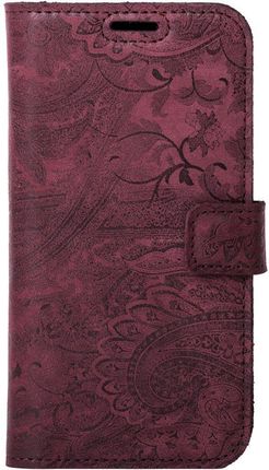 Surazo Wallet Case Ornament Burgund do Sony Xperia 10