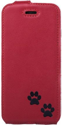 Surazo Flip Case Costa Czerwona i Dwie Czarne Łapy do Samsung Galaxy A50