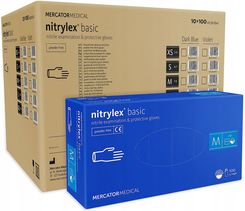Zdjęcie Rękawiczki Nitrylowe Nitrylex Basic 10X100 Szt 7 S - Serock