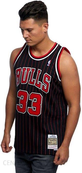 Koszulka Mitchell & Ness Chicago Bulls #33 Scottie Pippen black / red  Swingman Jersey ▷  - sklep online