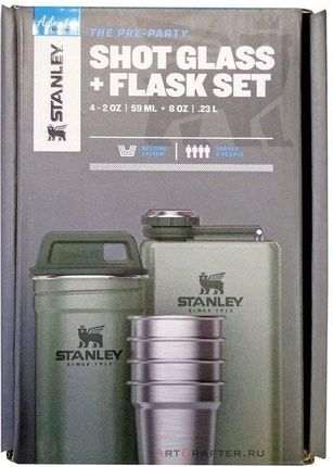 Stanley The Pre-Party Shotglass + Flask Set - Matte Black