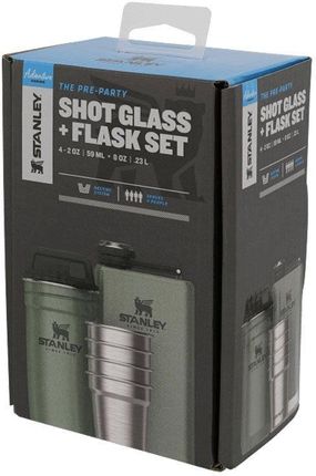 Stanley The Pre-Party Shotglass + Flask Set - Matte Black