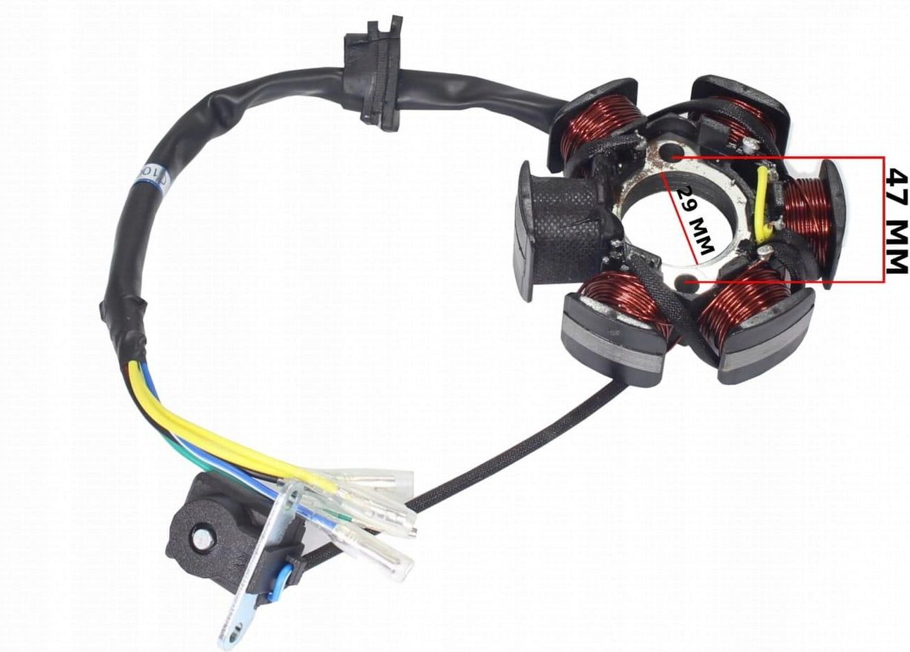 Części motocyklowe APARAT ZAPŁONOWY STATOR QUAD 110 6 CEWEK TZ Opinie