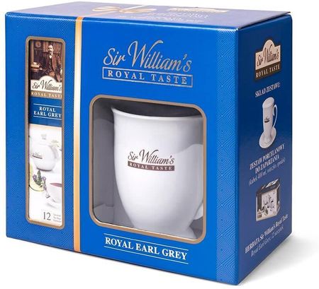 Sir Williams Zestaw prezentowy Royal, kubek + 12 herbat Earl Grey 36 g 
