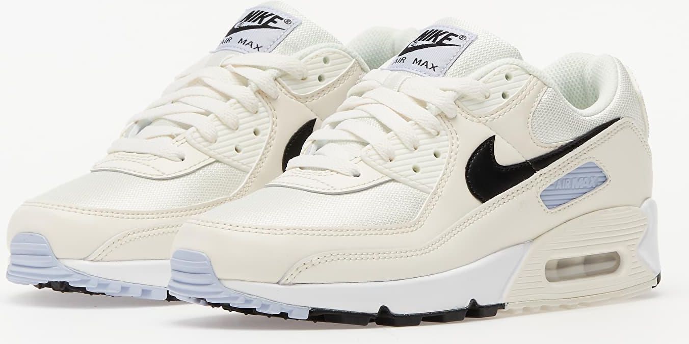 nike air max 90 sail black ghost