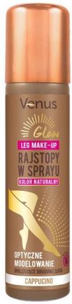 Venus Rajstopy W Sprayu Kolor Naturalny Glow Leg Make Up Cappuccino 75Ml