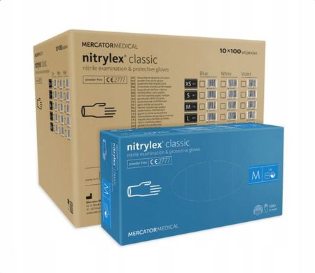Mercator Medical 10X Rękawice Nitrylowe-Nitrylex Classic 8 M