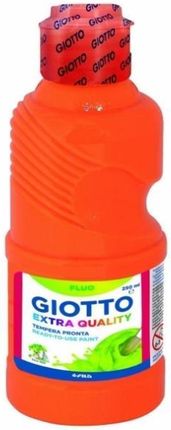 Fila Giotto Farba Plakatowa Fluo 250 Ml Pomarańczowa (531103)