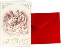 Zdjęcie Busquets Gruart Karnet Bożonarodzeniowy Stajenka Szara - Poznań