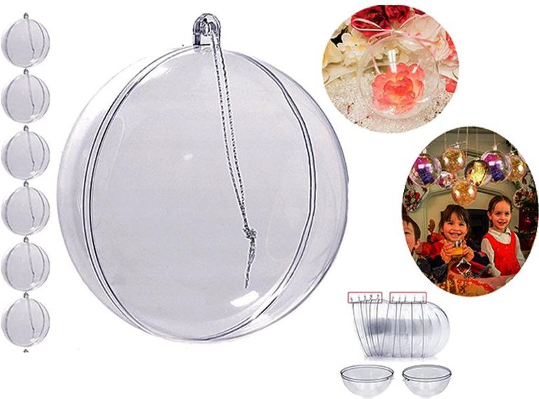 Rr Bombka Kula Akrylowa Plastikowa Decoupage 9 Cm 6szt Opinie I Atrakcyjne Ceny Na Ceneo Pl