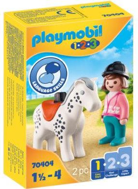 Playmobil 70404 1 2 3 Jeździec Z Koniem