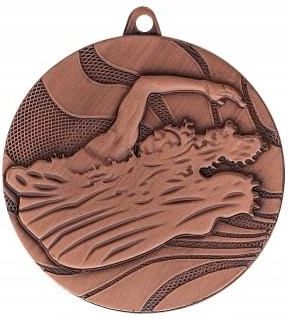 Medal Brązowy Pływanie Medal Stalowy - zdjęcie 1 Medal Brązowy Pływanie Medal Stalowy