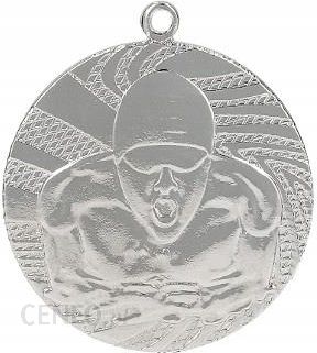 Medal Srebrny Pływanie Medal Stalowy