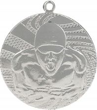 Medal Srebrny Pływanie Medal Stalowy