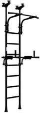 Zdjęcie Małpiszon Drabinka Czarna Rozporowa + Poręcze - Brzostek