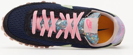 nike waffle racer midnight navy vapor green
