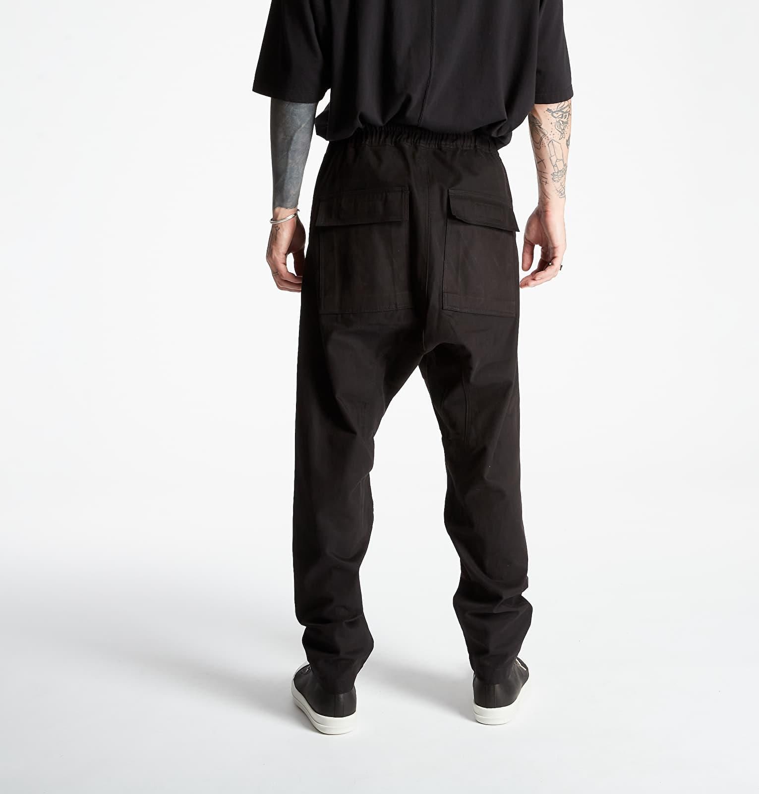 Rick Owensリックオウエンス　drawstring cargo long Rick Owens リックオウエンス カーゴパンツ MASTODON CARGO