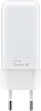 OnePlus Warp Charge 65 Power Adapter Biały (5481100042)