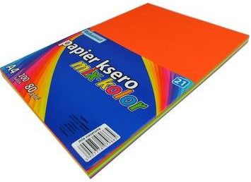 Schemat Papier Ksero Kolorowy A4 100K. Mix Kolorów Nasyconych