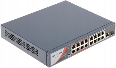 Hikvision Switch 18-Portowy Ds-3E0318P-E/M(B) Dla 16 Kamer Ip