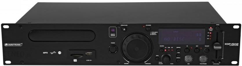 Omnitronic XDP-1502 - odtwarzacz CD, MP3, SD, rackowy
